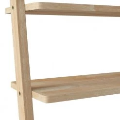 Freemont 59.4 in. Natural Solid Wood 6 -Shelf Convertible Open Leaner Bookcase by Handy Living -Jennifer Taylor Home Store natural handy living bookcases bookshelves a178273 fa 1000