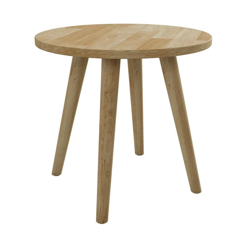 Marcia Natural Round Wood End Tables (Set of 2) by Handy Living 6 Marcia Natural Round Wood End Tables (Set of 2) by Handy Living - Image 6