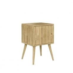 Freemont Square Wood Chest-style End Tables with Door in Natural (Set of 2) by Handy Living -Jennifer Taylor Home Store natural handy living end side tables a172592 4f 1000