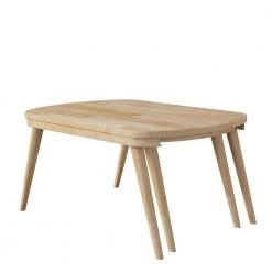 Freemont 48 in. Natural Large Rectangle Wood Coffee Table with Nesting Tables by Handy Living -Jennifer Taylor Home Store natural handy living nesting tables a149068 c3 1000