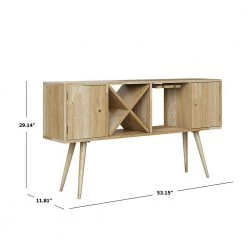 Freemont Natural Mid Century Modern Wood Sideboard with Doors by Handy Living 14 Freemont Natural Mid Century Modern Wood Sideboard with Doors by Handy Living -Jennifer Taylor Home Store natural handy living sideboards buffet tables a149266 1f 1000