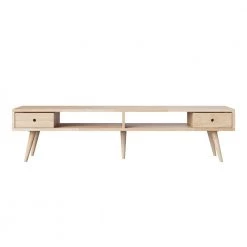 Freemont 59 in. Natural Wood TV Stand with 2-Drawer Fits TVs Up to 55 in. by Handy Living 8 Freemont 59 in. Natural Wood TV Stand with 2-Drawer Fits TVs Up to 55 in. by Handy Living -Jennifer Taylor Home Store natural handy living tv stands a149181 c3 1000