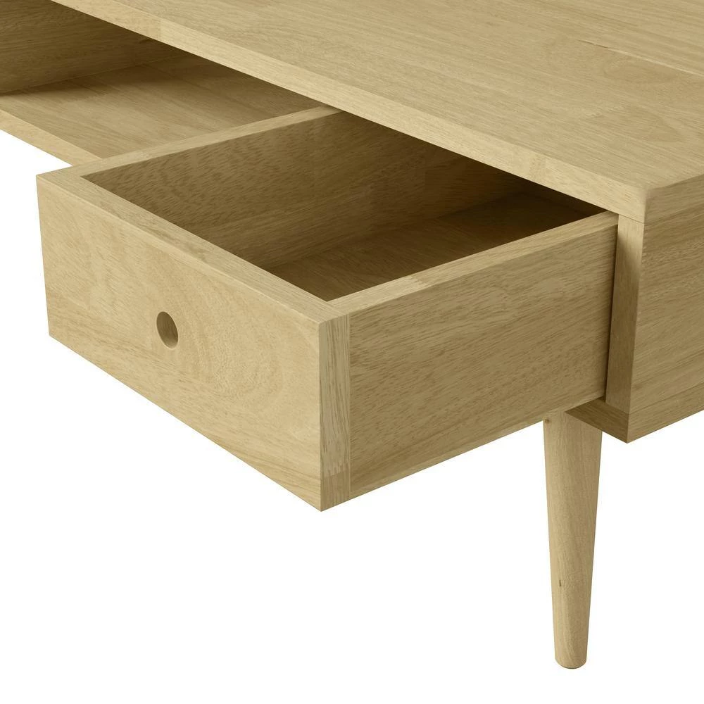 Freemont 59.06 in. Natural Solid Wood TV Stand and Tall Chests with Doors Fits TVs Up to 58 in. by Handy Living 6 Freemont 59.06 in. Natural Solid Wood TV Stand and Tall Chests with Doors Fits TVs Up to 58 in. by Handy Living - Image 6