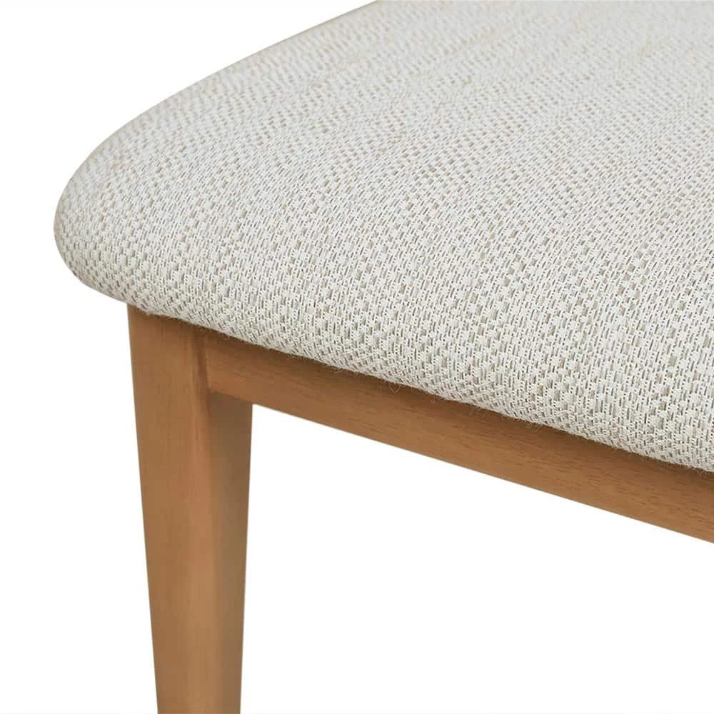 Scandi Upholstered Natural Light Brown Wood Dining Chair White Pepper (Set of 2) by Jennifer Taylor 8 Scandi Upholstered Natural Light Brown Wood Dining Chair White Pepper (Set of 2) by Jennifer Taylor - Image 8