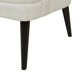 Stella 53.5 in. Natural White Tufted Settee Nailhead Accent Trim by Jennifer Taylor -Jennifer Taylor Home Store natural white linen jennifer taylor loveseats 61120 mlw 4f 1000