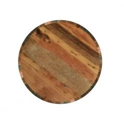 Noleta 20 in. W Natural with Multi-Color Wash 22 in. H Round Old Reclaimed Wood End Table with Black Iron Hairpin Legs by Handy Living -Jennifer Taylor Home Store natural with multi color wash handy living end side tables a186551 a0 1000