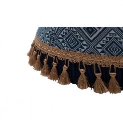 Leona Navy and White Vanity Stool by Jennifer Taylor -Jennifer Taylor Home Store navy and white jennifer taylor ottomans 2360 818859 fa 1000