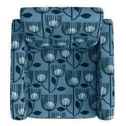 Kingston Blue Modern Tulip Print Mid Century Modern Arm Chair by Handy Living 15 Kingston Blue Modern Tulip Print Mid Century Modern Arm Chair by Handy Living -Jennifer Taylor Home Store navy blue modern tulip print handy living accent chairs 340cb brg55 255 a0 1000