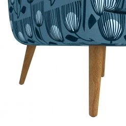 Kingston Blue Modern Tulip Print Mid Century Modern Arm Chair by Handy Living 21 Kingston Blue Modern Tulip Print Mid Century Modern Arm Chair by Handy Living -Jennifer Taylor Home Store navy blue modern tulip print handy living accent chairs 340cb brg55 255 fa 1000