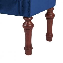 Elise Navy Blue Roll Arm Entryway Bench by Jennifer Taylor -Jennifer Taylor Home Store navy blue velvet jennifer taylor bedroom benches 9605 859 1d 1000