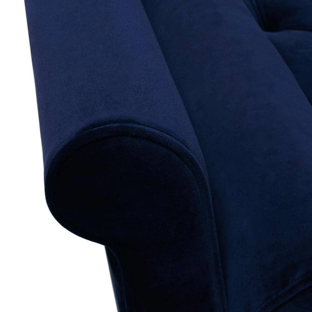 Eliza Navy Blue Bench by Jennifer Taylor 7 Eliza Navy Blue Bench by Jennifer Taylor - Image 7