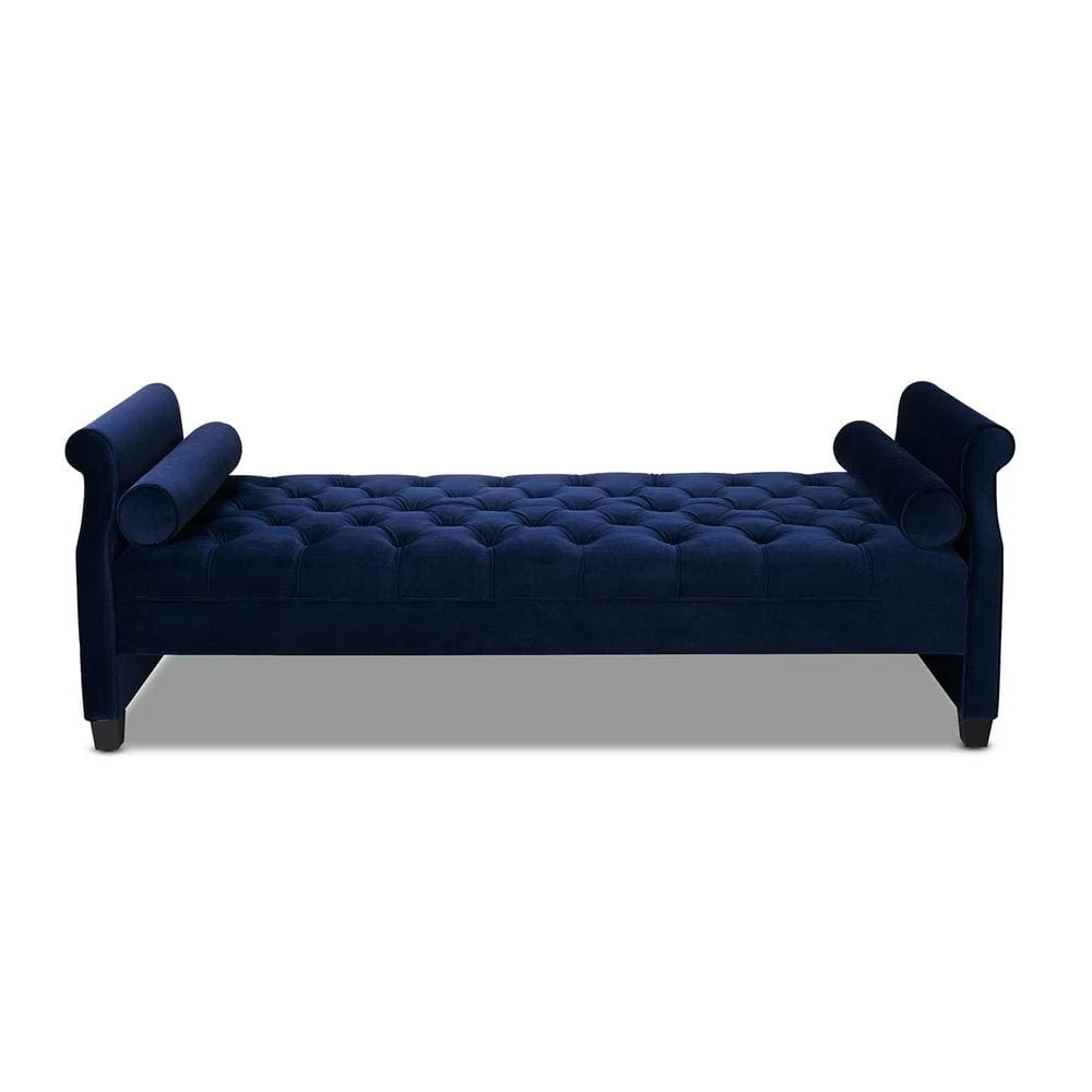 Eliza Navy Blue Bench by Jennifer Taylor 2 Eliza Navy Blue Bench by Jennifer Taylor - Image 2