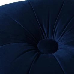 Ellen Navy Blue Hand Tufted Ottoman by Jennifer Taylor -Jennifer Taylor Home Store navy blue velvet jennifer taylor ottomans 2331 859 44 1000