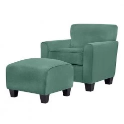 Nichol Turquoise Blue Velvet-like Fabric Arm Chair and Ottoman Set by Handy Living 18 Nichol Turquoise Blue Velvet-like Fabric Arm Chair and Ottoman Set by Handy Living -Jennifer Taylor Home Store nichol turquoise blue velvet like handy living accent chairs a193009 4f 1000