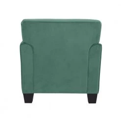 Nichol Turquoise Blue Velvet-like Fabric Arm Chair and Ottoman Set by Handy Living 16 Nichol Turquoise Blue Velvet-like Fabric Arm Chair and Ottoman Set by Handy Living -Jennifer Taylor Home Store nichol turquoise blue velvet like handy living accent chairs a193009 66 1000