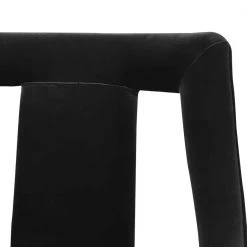 Hollywood Upholstered High Back Bar Stool, Onyx Black Performance Velvet by Jennifer Taylor -Jennifer Taylor Home Store onyx black performance velvet jennifer taylor bar stools 81210 mvb c3 1000