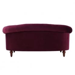 La Rosa 68.5 in. Victorian Chesterfield Loveseat, Opal Grey Velvet by Jennifer Taylor -Jennifer Taylor Home Store opal gray velvet jennifer taylor loveseats hd865 2 2525 4f 1000