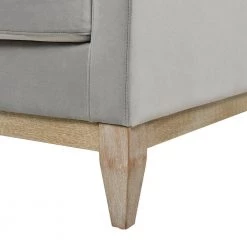 Knox 36 in. Opal Grey Modern Farmhouse Arm Chair by Jennifer Taylor -Jennifer Taylor Home Store opal grey velvet jennifer taylor accent chairs 64110 1 865 66 1000