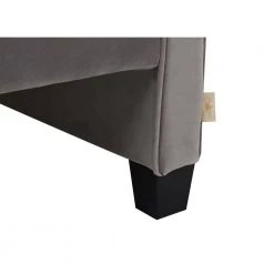 Eliza Bench, Opal Grey by Jennifer Taylor -Jennifer Taylor Home Store opal grey velvet jennifer taylor chaise lounges 65001 865 76 1000