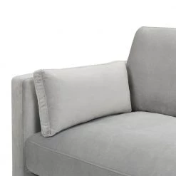 Knox 84 in. Velvet Modern Farmhouse Sofa, Opal Grey by Jennifer Taylor -Jennifer Taylor Home Store opal grey velvet jennifer taylor sofas couches 64110 3 865 1d 1000