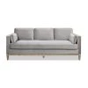 Knox 84 in. Velvet Modern Farmhouse Sofa, Opal Grey by Jennifer Taylor