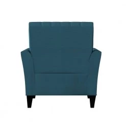 Walden Peacock Blue Linen Button-Tufted Modern Arm Chair by Handy Living 10 Walden Peacock Blue Linen Button-Tufted Modern Arm Chair by Handy Living -Jennifer Taylor Home Store peacock blue linen handy living accent chairs a185073 66 1000