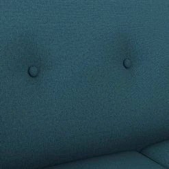 Montana 75.3 in. Peacock Blue Linen Fabric 3-Seater Lawson Sofa with Removable Cushions by Handy Living -Jennifer Taylor Home Store peacock blue linen handy living sofas couches a152884 44 1000