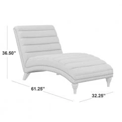 Ministrale Chaise Performance Gray Fabric Lounge Chair by Handy Living 17 Ministrale Chaise Performance Gray Fabric Lounge Chair by Handy Living -Jennifer Taylor Home Store performance gray fabric handy living chaise lounges 340cl hvn16 584 1d 1000