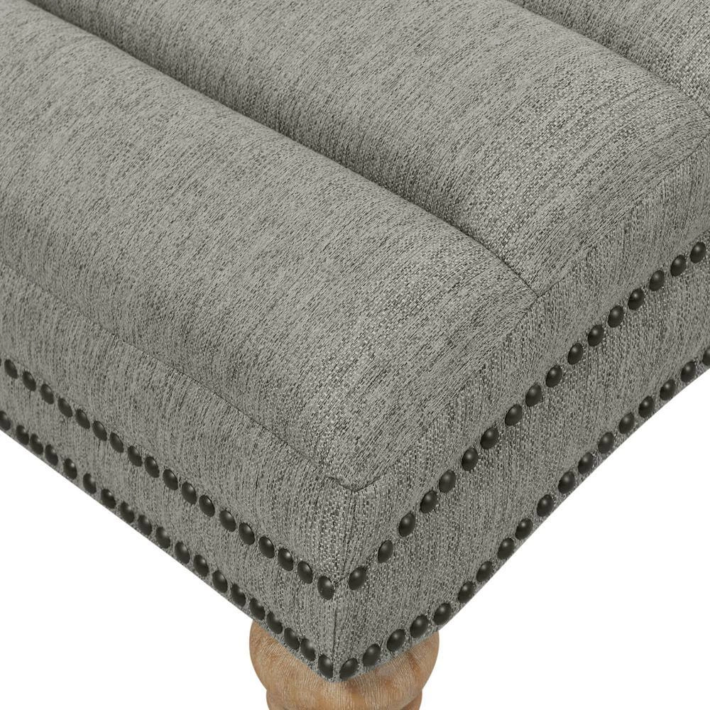 Ministrale Chaise Performance Gray Fabric Lounge Chair by Handy Living 10 Ministrale Chaise Performance Gray Fabric Lounge Chair by Handy Living - Image 10