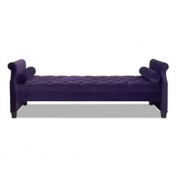 Eliza Purple Bench by Jennifer Taylor 15 Eliza Purple Bench by Jennifer Taylor -Jennifer Taylor Home Store purple velvet jennifer taylor chaise lounges 65001 864 40 1000