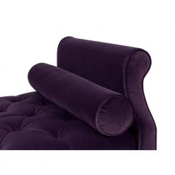 Eliza Purple Bench by Jennifer Taylor 24 Eliza Purple Bench by Jennifer Taylor -Jennifer Taylor Home Store purple velvet jennifer taylor chaise lounges 65001 864 76 1000