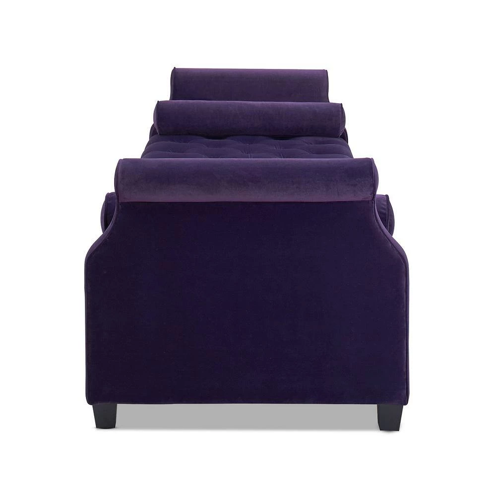 Eliza Purple Bench by Jennifer Taylor 4 Eliza Purple Bench by Jennifer Taylor - Image 4
