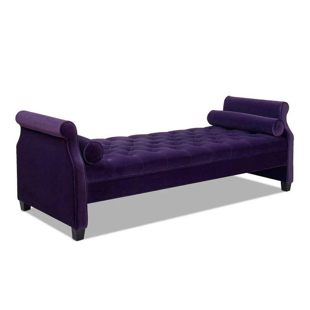 Eliza Purple Bench by Jennifer Taylor 2 Eliza Purple Bench by Jennifer Taylor - Image 2