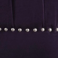 Dawn Purple Tufted Round Ottoman by Jennifer Taylor -Jennifer Taylor Home Store purple velvet jennifer taylor ottomans 84190 864 4f 1000