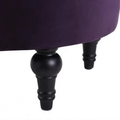 Dawn Purple Tufted Round Ottoman by Jennifer Taylor -Jennifer Taylor Home Store purple velvet jennifer taylor ottomans 84190 864 c3 1000