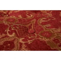 Yolanda Red Gold Ottoman by Jennifer Taylor -Jennifer Taylor Home Store red and gold jennifer taylor ottomans 2345 747 c3 1000