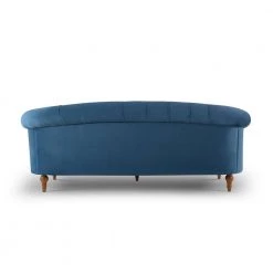 La Rosa 85 in. Satin Teal Velvet 3-Seater Chesterfield Sofa with Nailheads by Jennifer Taylor 15 La Rosa 85 in. Satin Teal Velvet 3-Seater Chesterfield Sofa with Nailheads by Jennifer Taylor -Jennifer Taylor Home Store satin teal velvet jennifer taylor sofas couches 2525 3 867 66 1000