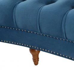 La Rosa 85 in. Satin Teal Velvet 3-Seater Chesterfield Sofa with Nailheads by Jennifer Taylor 19 La Rosa 85 in. Satin Teal Velvet 3-Seater Chesterfield Sofa with Nailheads by Jennifer Taylor -Jennifer Taylor Home Store satin teal velvet jennifer taylor sofas couches 2525 3 867 fa 1000