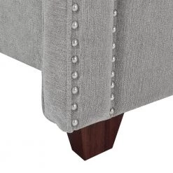 Elle Silver Grey King Upholstered Bed by Jennifer Taylor -Jennifer Taylor Home Store silver grey chenille jennifer taylor panel beds 52070 4 857 2 1d 1000