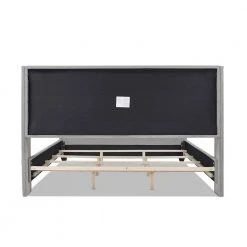 Elle Silver Grey King Upholstered Bed by Jennifer Taylor -Jennifer Taylor Home Store silver grey chenille jennifer taylor panel beds 52070 4 857 2 66 1000