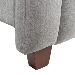 Addison King Channel Tufted Panel Bed Frame, Silver Grey Polyester by Jennifer Taylor -Jennifer Taylor Home Store silver grey polyester jennifer taylor panel beds 52320 4 857 2 c3 1000