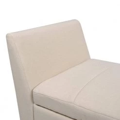 Duff Mid-Century Modern Upholstered Sky Neutral Beige Entryway Storage Bench by Jennifer Taylor -Jennifer Taylor Home Store sky neutral beige yarn dyed jennifer taylor bedroom benches 85621 970 44 1000