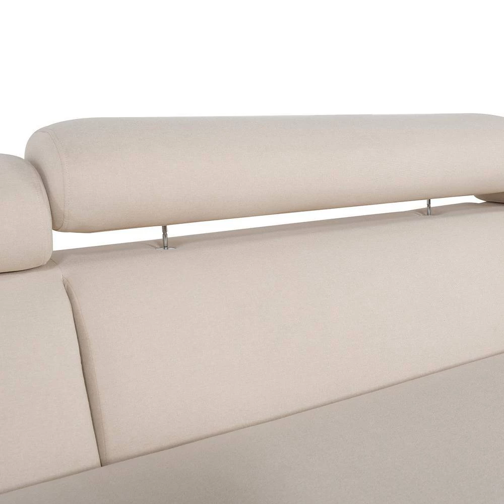 Bartelt 4-Piece Sky Neutral Polyester U-Shaped Right-Facing Modular Sectional Sofa with Ottoman by Jennifer Taylor 4 Bartelt 4-Piece Sky Neutral Polyester U-Shaped Right-Facing Modular Sectional Sofa with Ottoman by Jennifer Taylor - Image 4