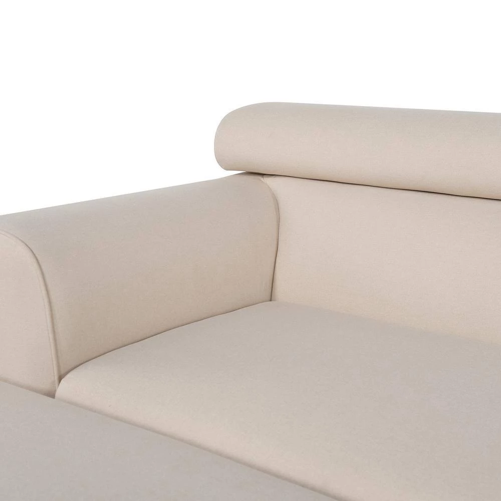 Bartelt 4-Piece Sky Neutral Polyester U-Shaped Right-Facing Modular Sectional Sofa with Ottoman by Jennifer Taylor 2 Bartelt 4-Piece Sky Neutral Polyester U-Shaped Right-Facing Modular Sectional Sofa with Ottoman by Jennifer Taylor - Image 2
