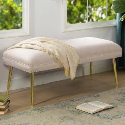 Pamela Sky Neutral Entryway Bench by Jennifer Taylor -Jennifer Taylor Home Store sky neutral yarn dyed jennifer taylor bedroom benches 85221 970 31 1000