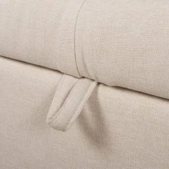Jacqueline Tufted Roll Arm Storage Bench Sky Neutral by Jennifer Taylor -Jennifer Taylor Home Store sky neutral yarn dyed jennifer taylor bedroom benches 85600 970 c3 1000