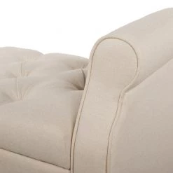 Jacqueline Tufted Roll Arm Storage Bench Sky Neutral by Jennifer Taylor -Jennifer Taylor Home Store sky neutral yarn dyed jennifer taylor bedroom benches 85600 970 fa 1000