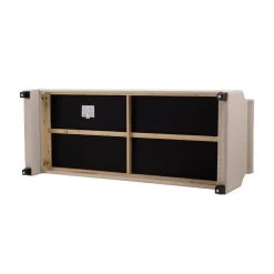 Eliza Sky Neutral Bench by Jennifer Taylor -Jennifer Taylor Home Store sky neutral yarn dyed jennifer taylor chaise lounges 65001 970 4f 1000