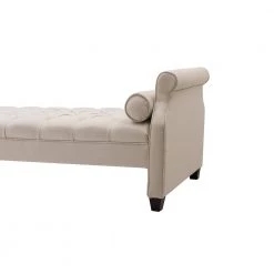 Eliza Sky Neutral Bench by Jennifer Taylor -Jennifer Taylor Home Store sky neutral yarn dyed jennifer taylor chaise lounges 65001 970 76 1000