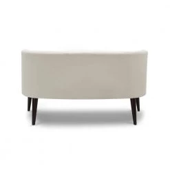 Celine 56 in. Sky Neutral Yarn Dyed Tufted Linen 2-Seater Settee with Nailheads by Jennifer Taylor -Jennifer Taylor Home Store sky neutral yarn dyed jennifer taylor loveseats 61100 970 44 1000